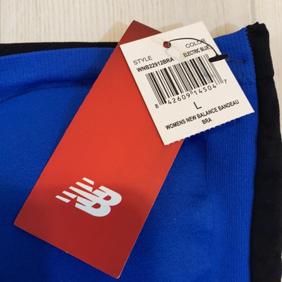 New Balance Padded Bandeau Bras - Picture 2 of 4